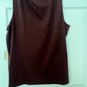 coldwater creek brown tank top size  xL